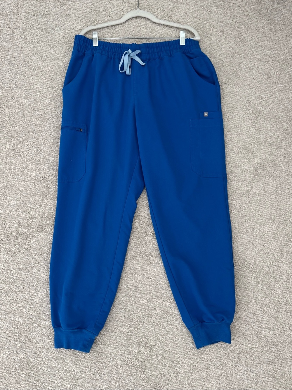 Figs Zamora Jogger Scrub Pants Adult XL  Blue Medical Womens